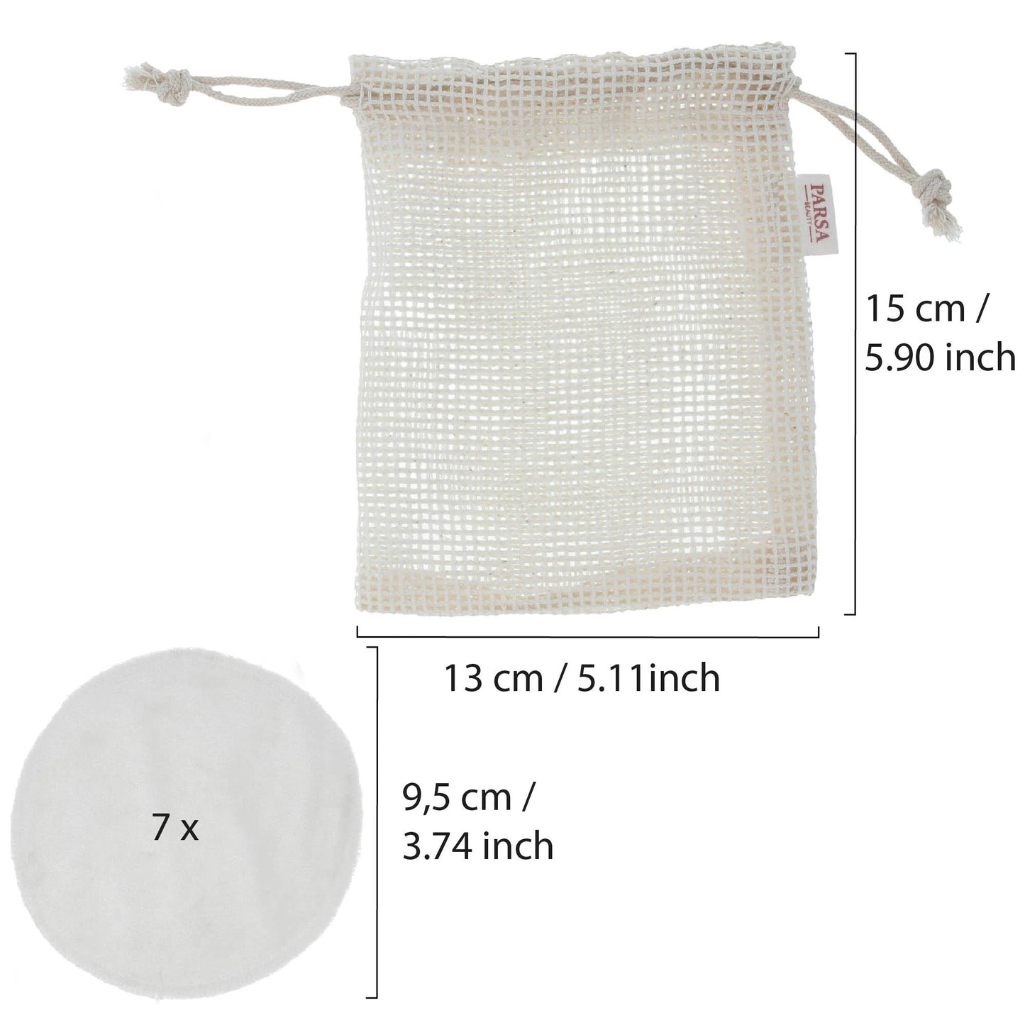 Parsa Beauty Bamboo Viscose Pads