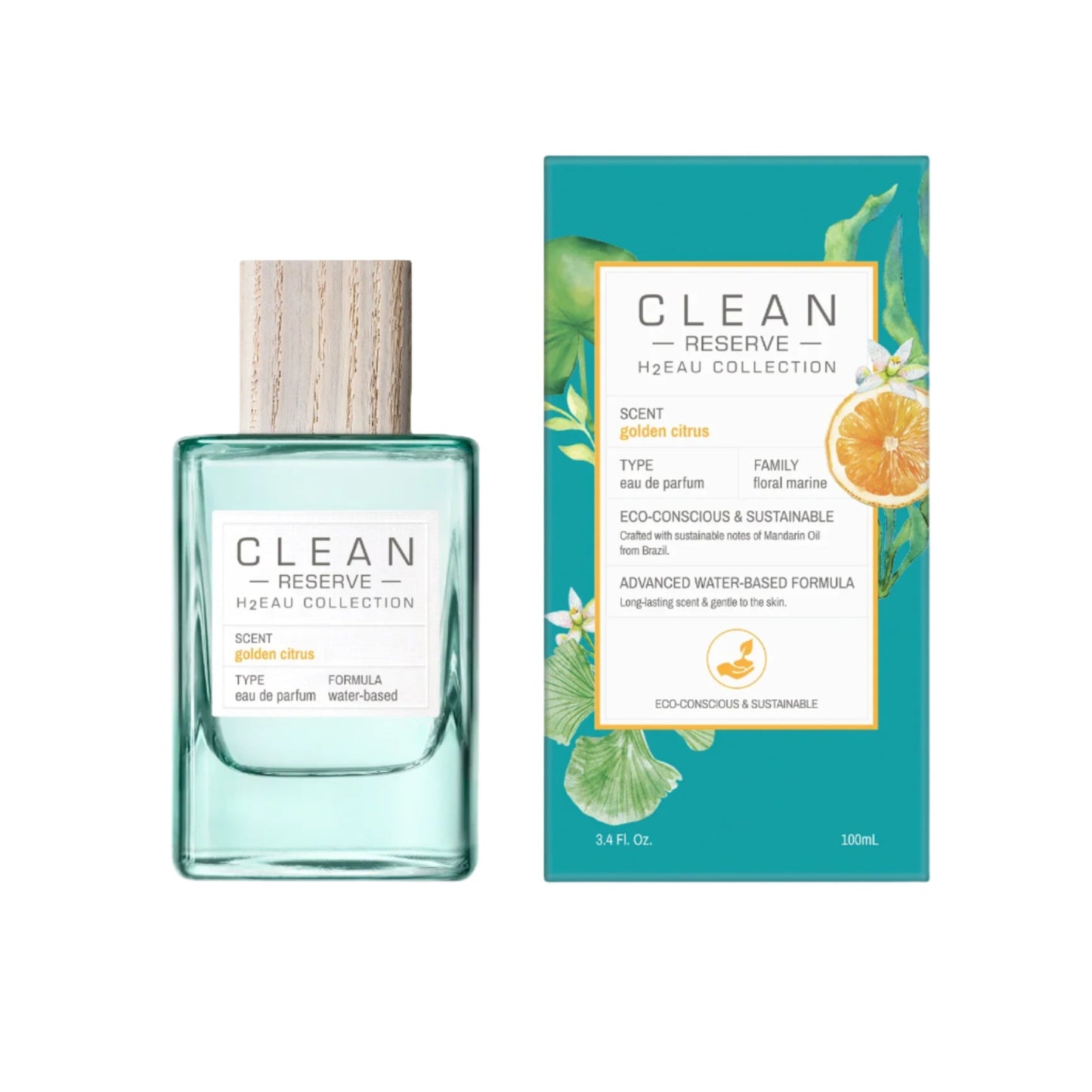 Clean Reserve H2EAU COLLECTION Golden Citrus EDP