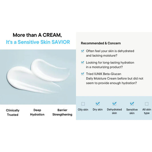 iUNIK Beta-Glucan 3X Barrier Cream