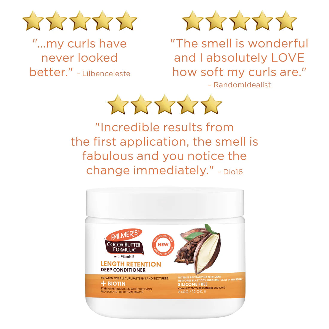 Palmer’s Cocoa Butter Formula Length Retention Deep Conditioner with Biotin