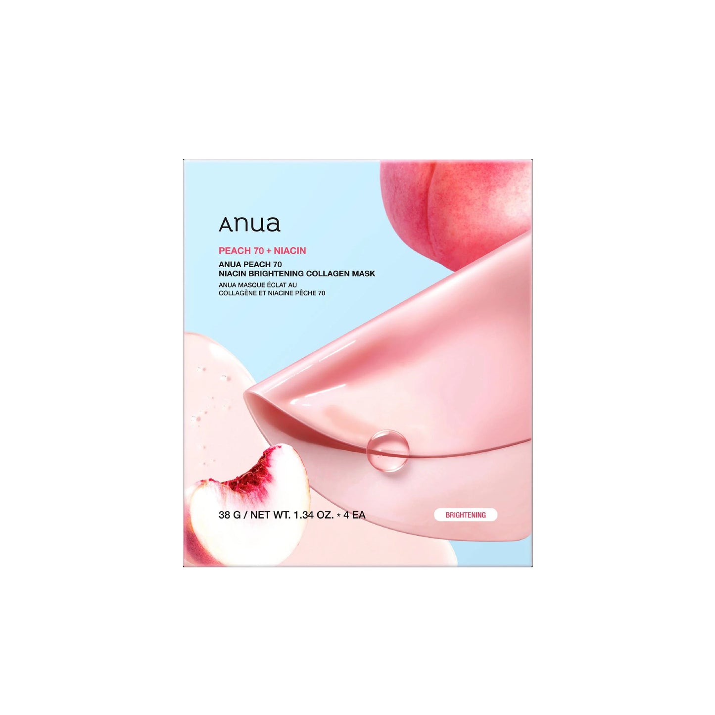 Anua Peach 70 Niacin Brightening Collagen Mask