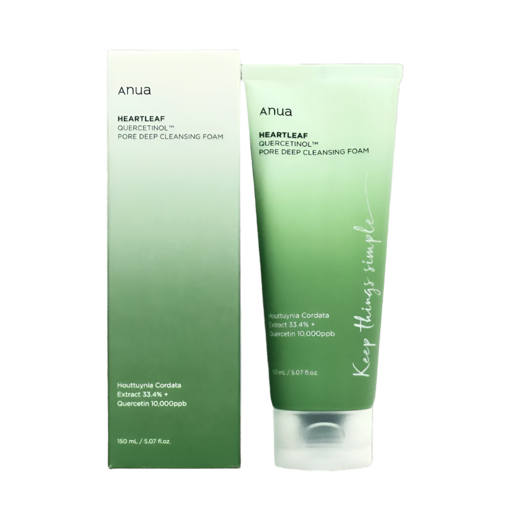 Anua Heartleaf Quercetinol Pore Deep Cleansing Foam Heartleaf + BHA