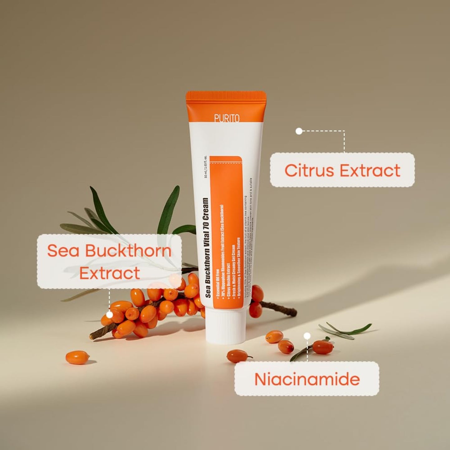 Purito SEOUL Sea Buckthorn Vital 70 Cream