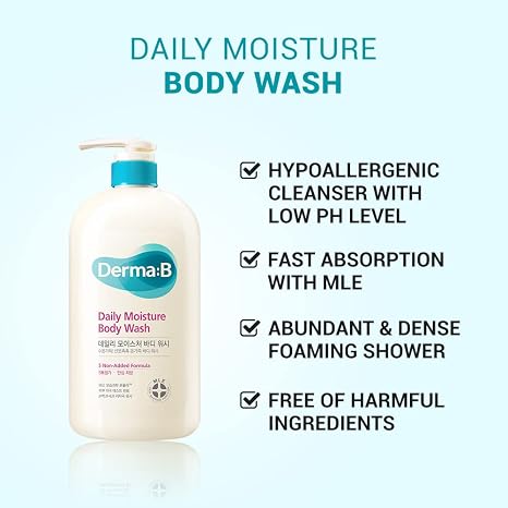 DERMA:B Daily Moisture Body Wash
