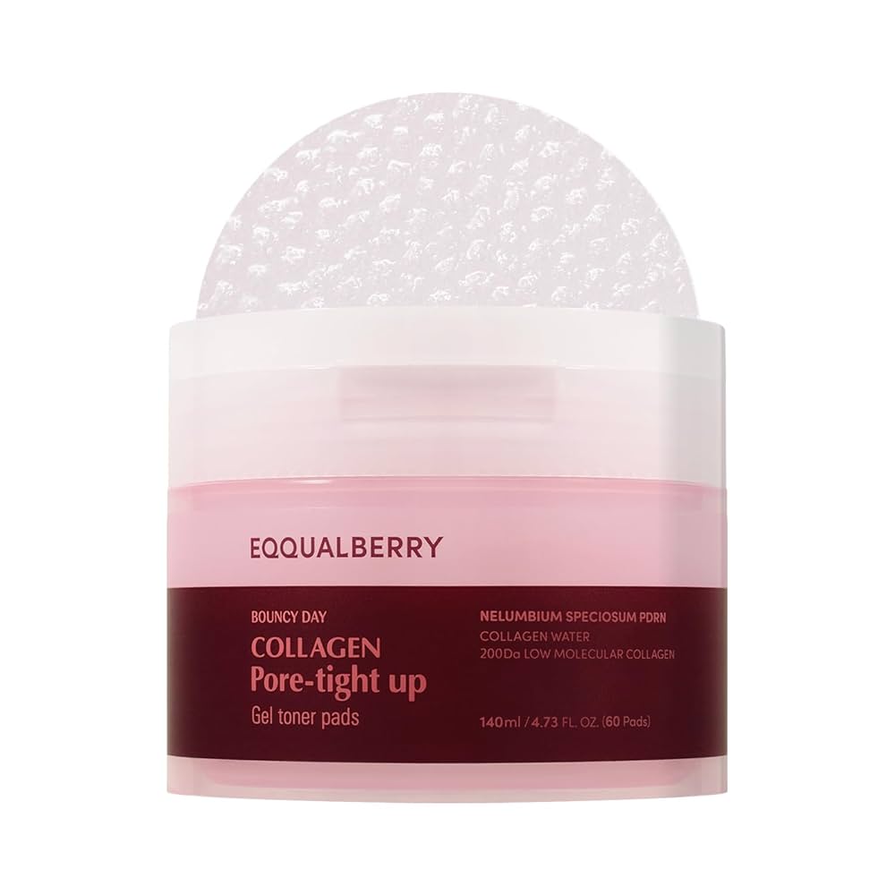 Eqqualberry Collagen Pore Tight Up Gel Toner Pad
