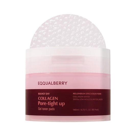 Eqqualberry Collagen Pore Tight Up Gel Toner Pad