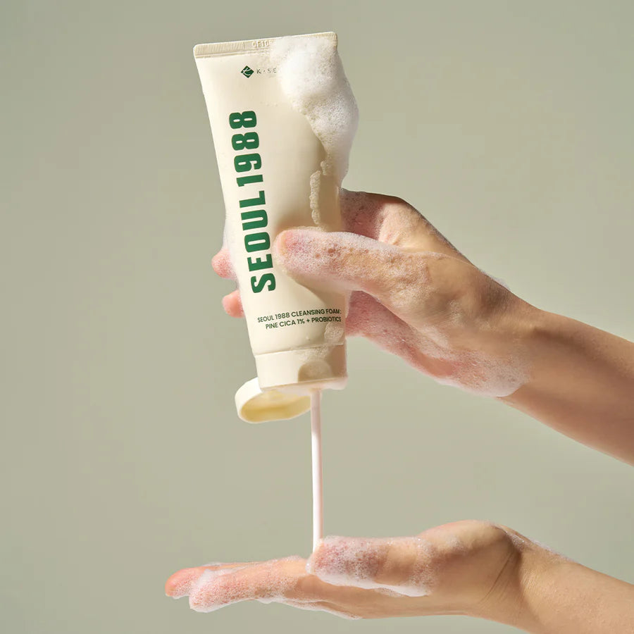 K-SECRET SEOUL 1988 Cleansing Foam Pine Cica 1% + Probiotics