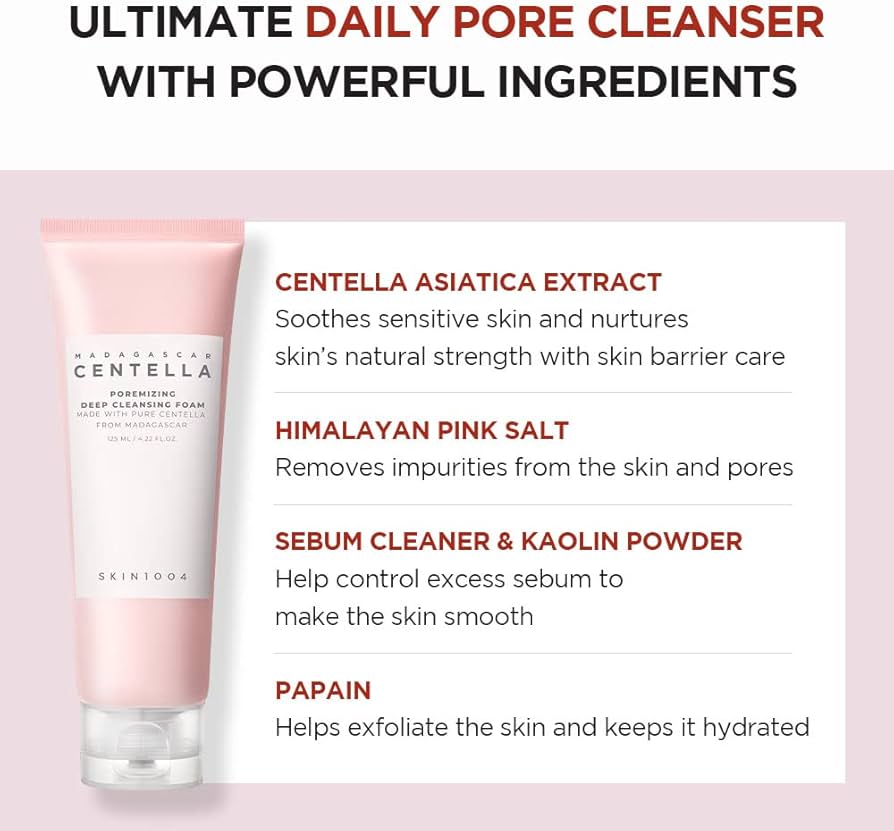 SKIN1004 Madagascar Centella Poremizing Deep Cleansing Foam 125ml