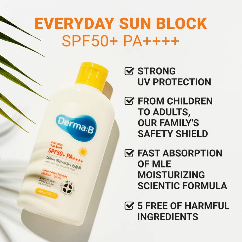 DERMA:B Everyday Sun Block SPF50+ PA++++