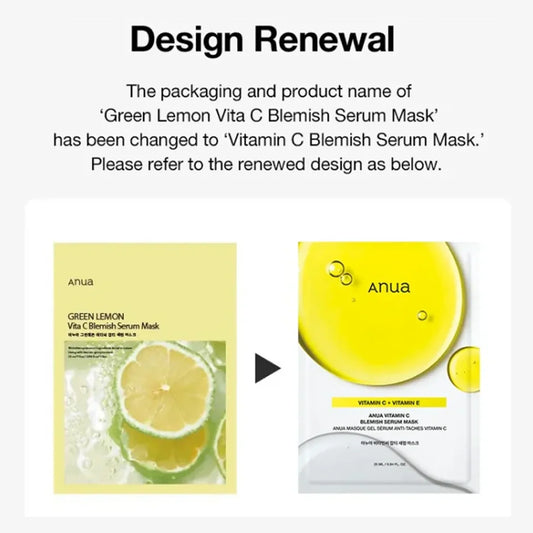 Anua Vitamin C + Vitamin E Blemish Serum Mask