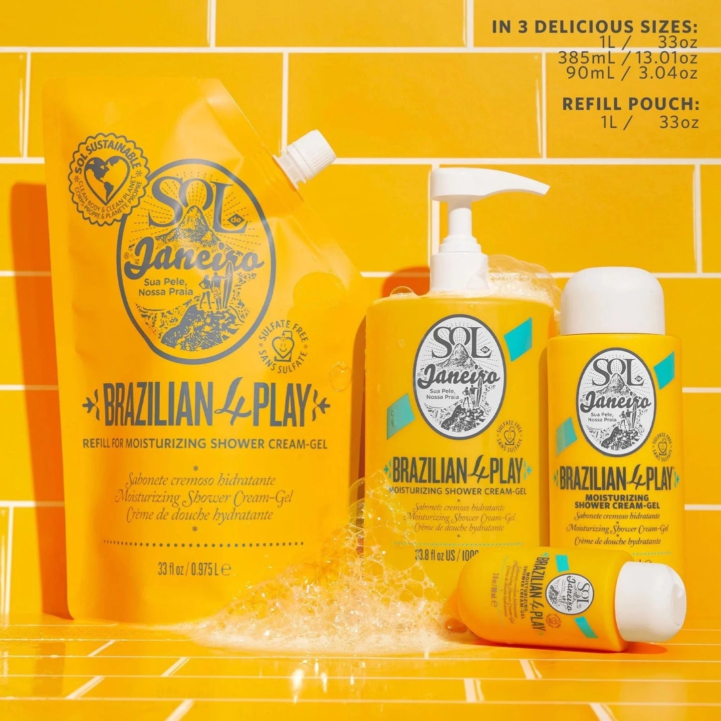 Sol De Janeiro Brazillian 4 Play Shower Cream Gel