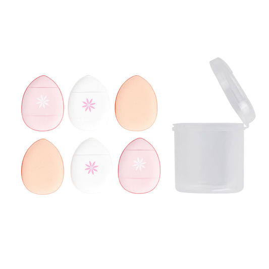 Brushworks Mini Pillow Puffs (6 MINI PUFFS)