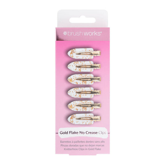 Brushworks Gold Flake No Crease Clips
