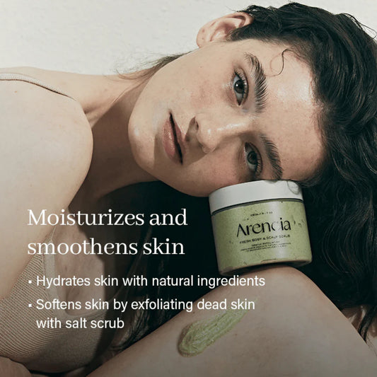Arencia Fresh Cloud Body Scrub Geranium & Primrose