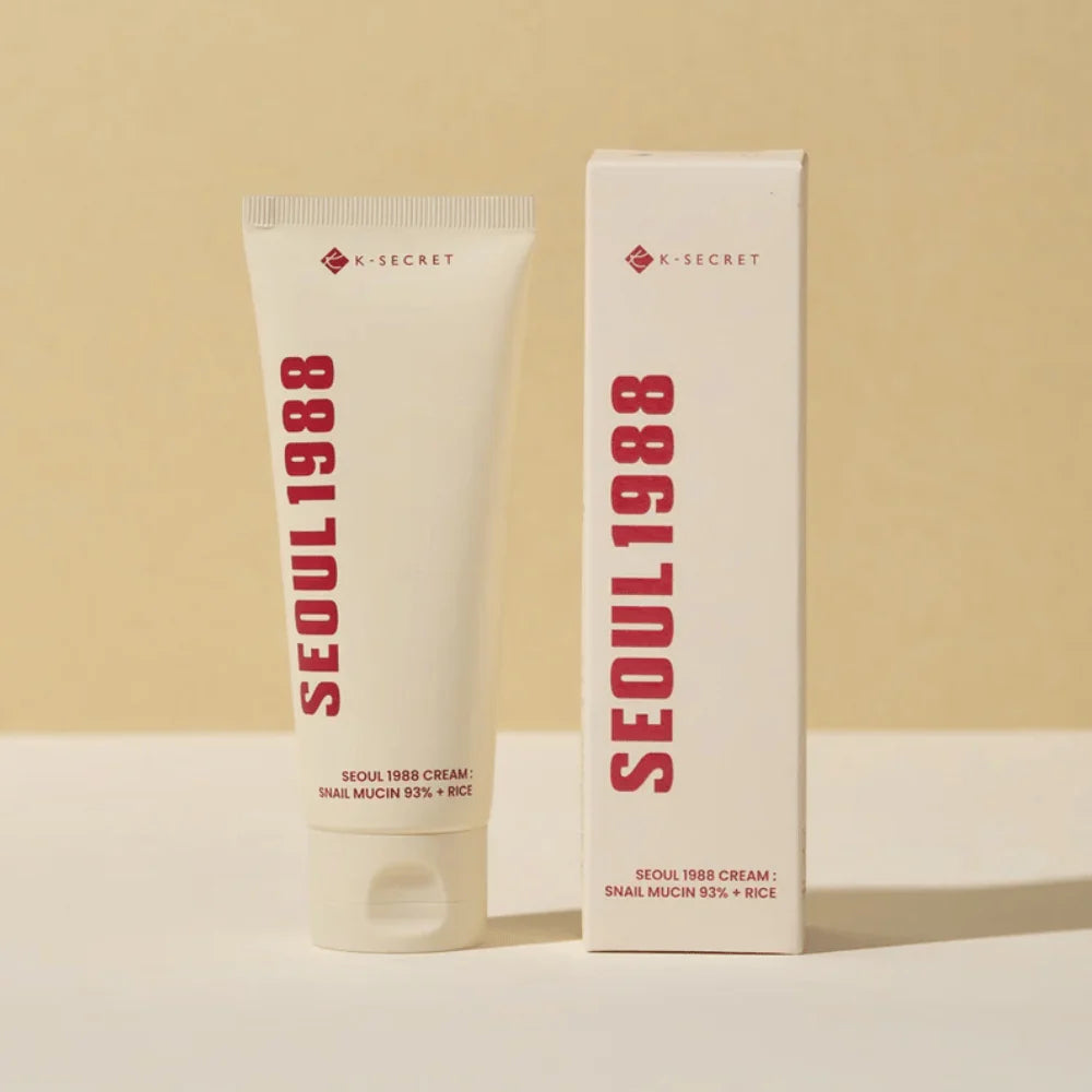 K-SECRET SEOUL 1988 Cream Snail Mucin 93% + Rice
