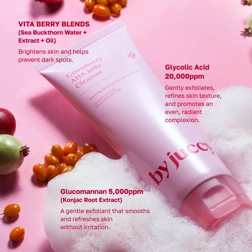 By Juccy Gooseberry AHA Jelly Cleanser