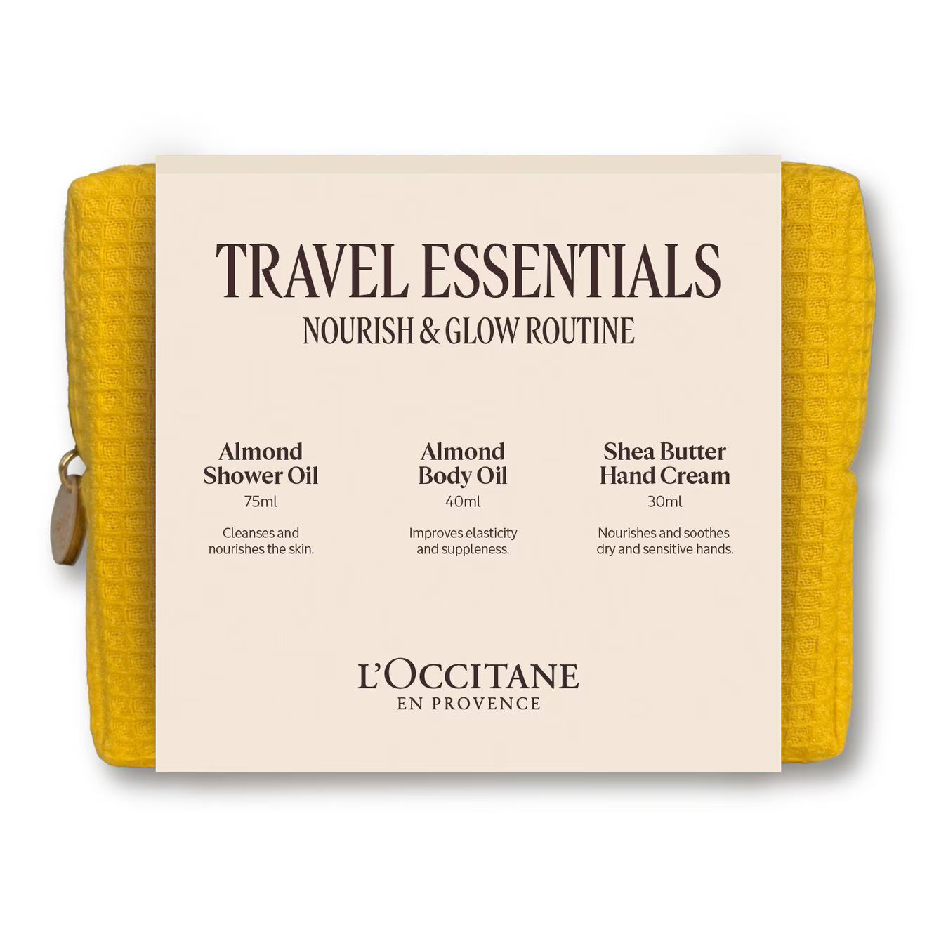 L'Occitane Travel Essentials Nourish & Glow Routine