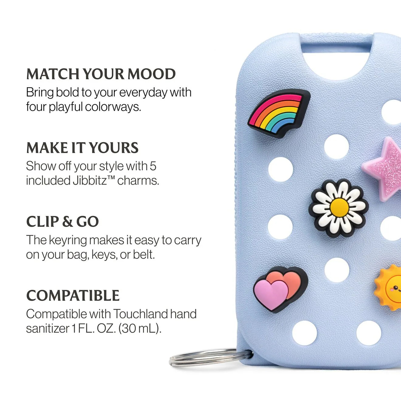 Touchland Crocs x Touchland Hand Mist Case - Cloudwave Blue