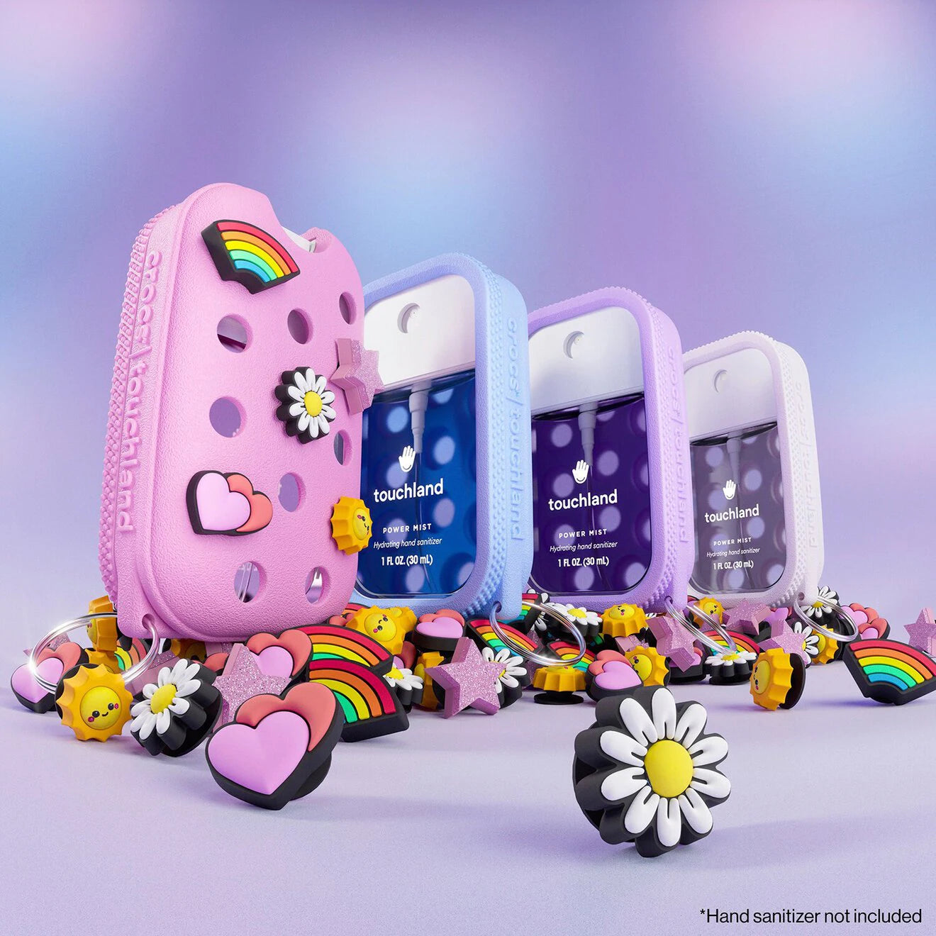 Touchland Crocs x Touchland Hand Mist Case – Cosmic White