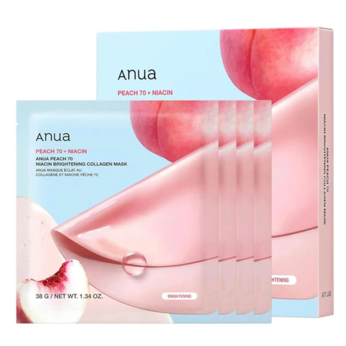 Anua Peach 70 Niacin Brightening Collagen Mask