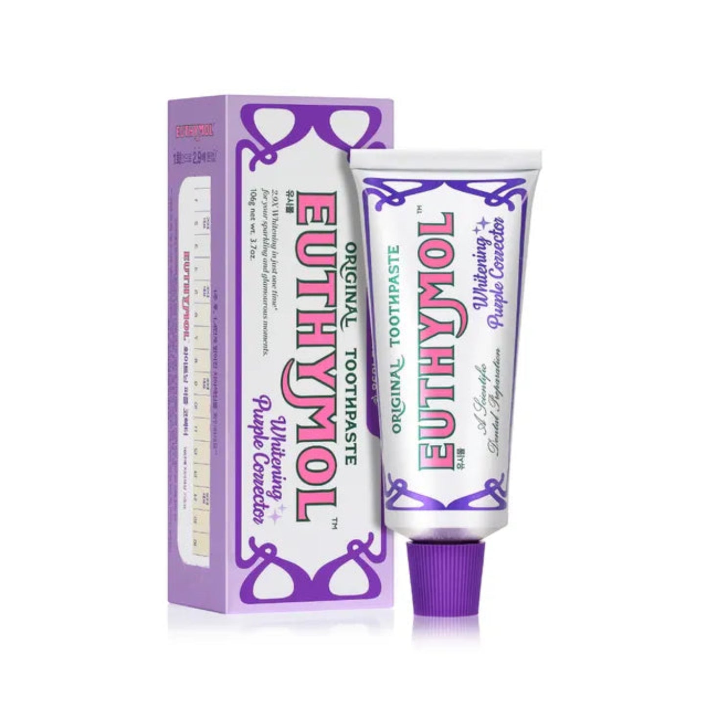 Ginza Stefany Tokyo EUTHYMOL Whitening Purple Corrector Toothpaste