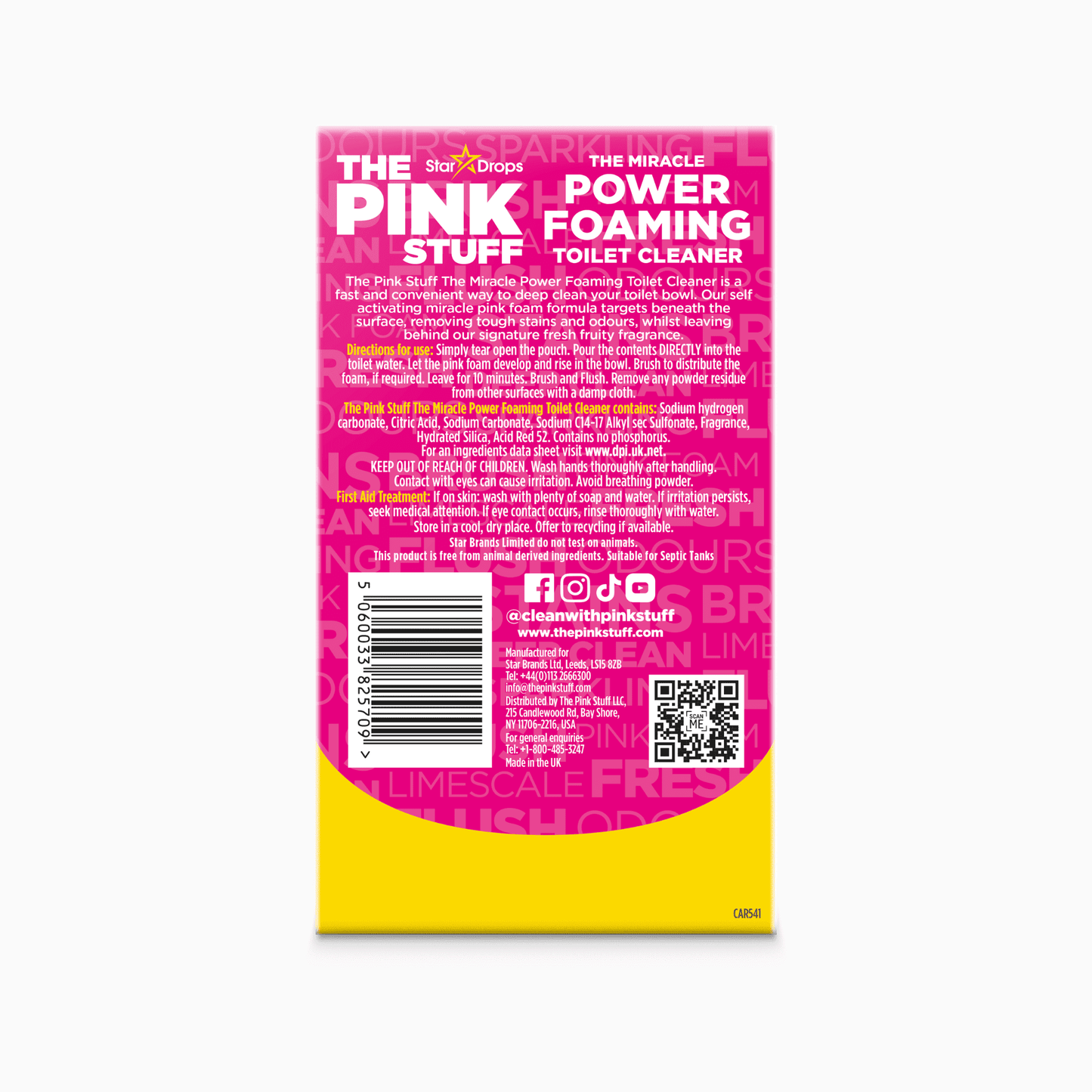 The Pink Stuff The Miracle Power Foaming Toilet Cleaner