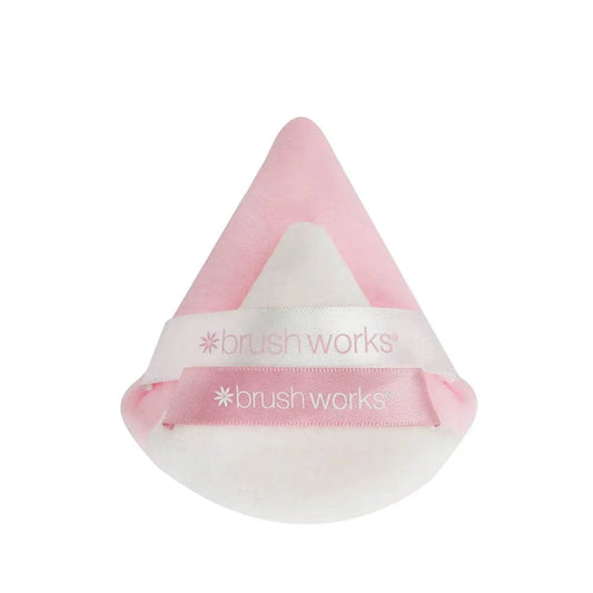 Brushworks Triangular Powder Puff Duo