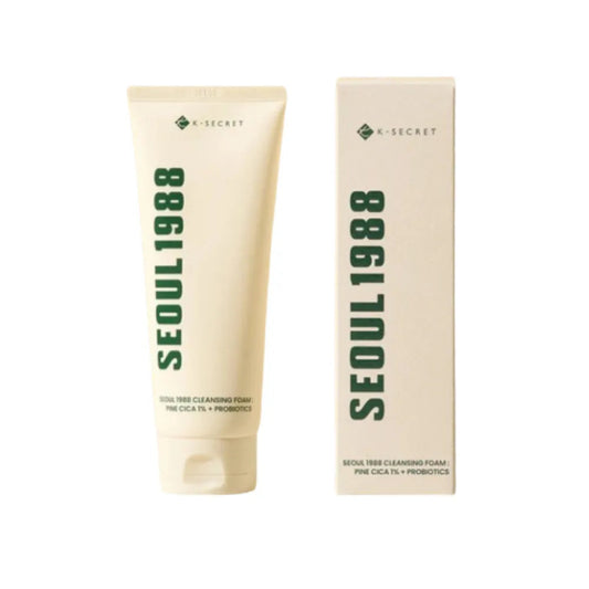 K-SECRET SEOUL 1988 Cleansing Foam Pine Cica 1% + Probiotics