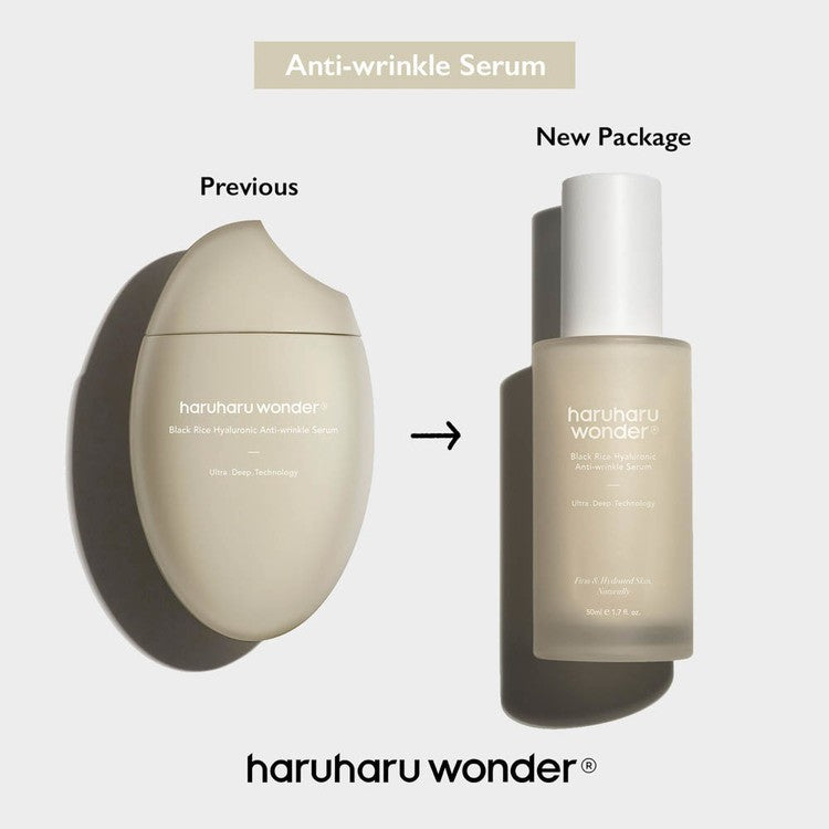 Haruharu Wonder Black Rice Hyaluronic Anti Wrinkle Serum