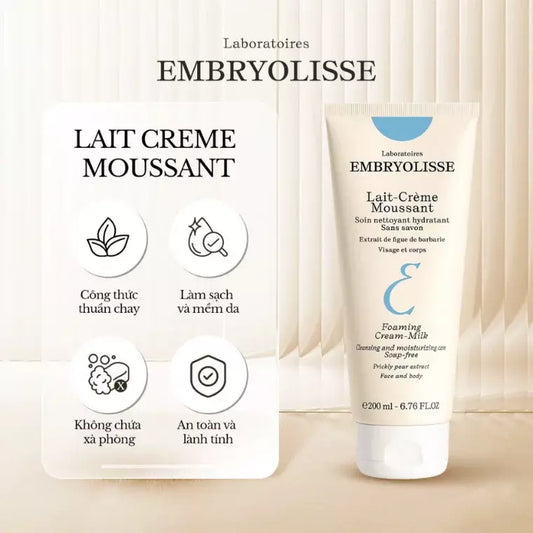 Embryolisse Lait-Crème Moussant Foaming Cream-Milk Cleanser