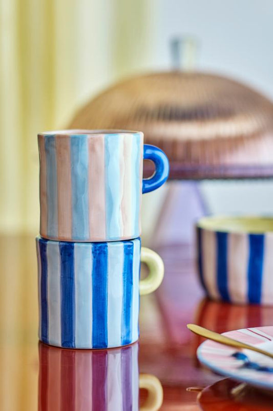 Bloomingville Phoenix Cup Multi Stoneware Set Of 2