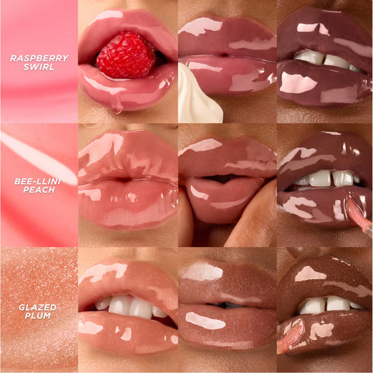 Gisou Honey Infused Lip Oil Bee-llini Peach