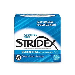 STRIDEX Essential with Vitamins Salicylic Acid 1% Soft Touch Pads