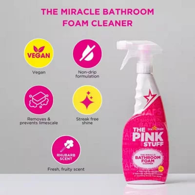 The Pink Stuff The Miracle Bathroom Foam Cleaner