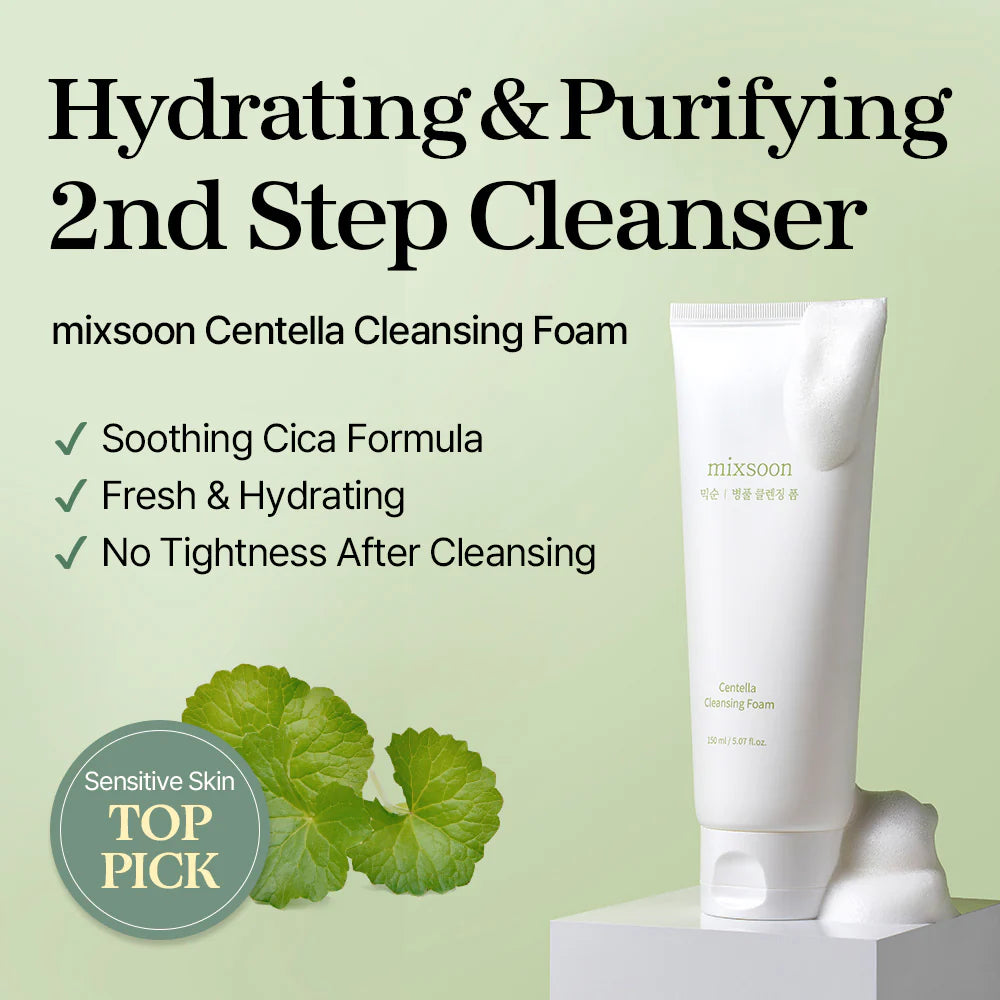 Centella Cleansing Foam (contains salicylic acid)