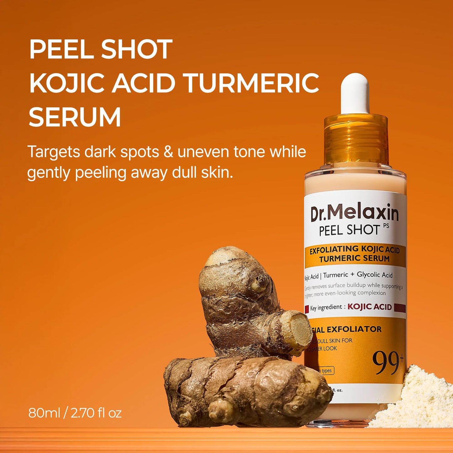 Dr. Melaxin Peel Shot Kojic Acid Turmeric Serum