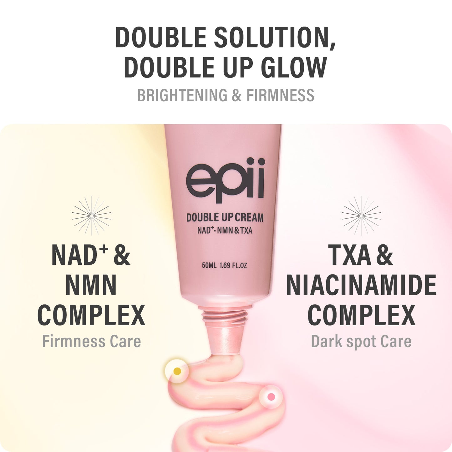 epii Double Up Cream NAD+ NMN TXA