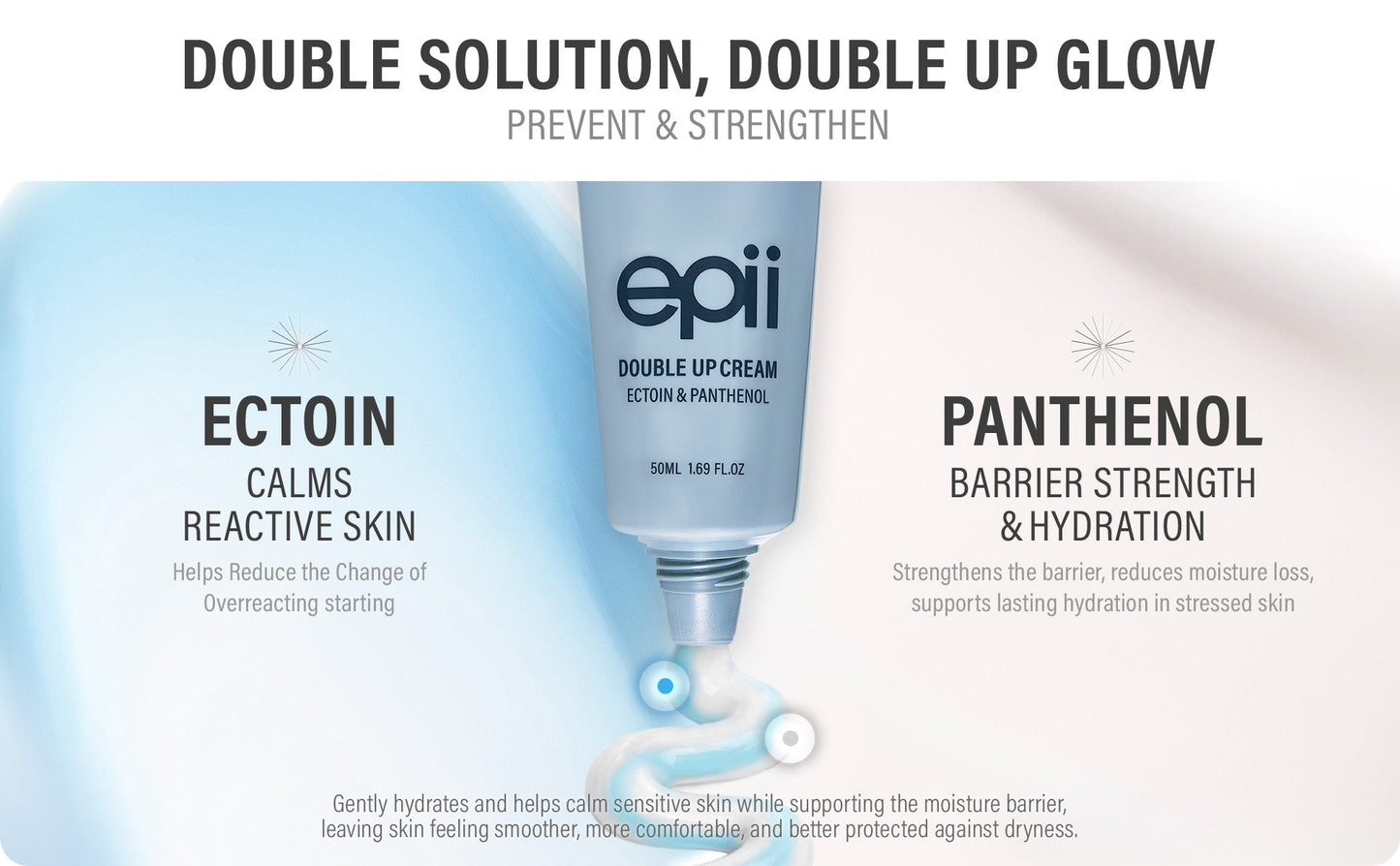 epii Double Up Cream Ectoin Panthenol