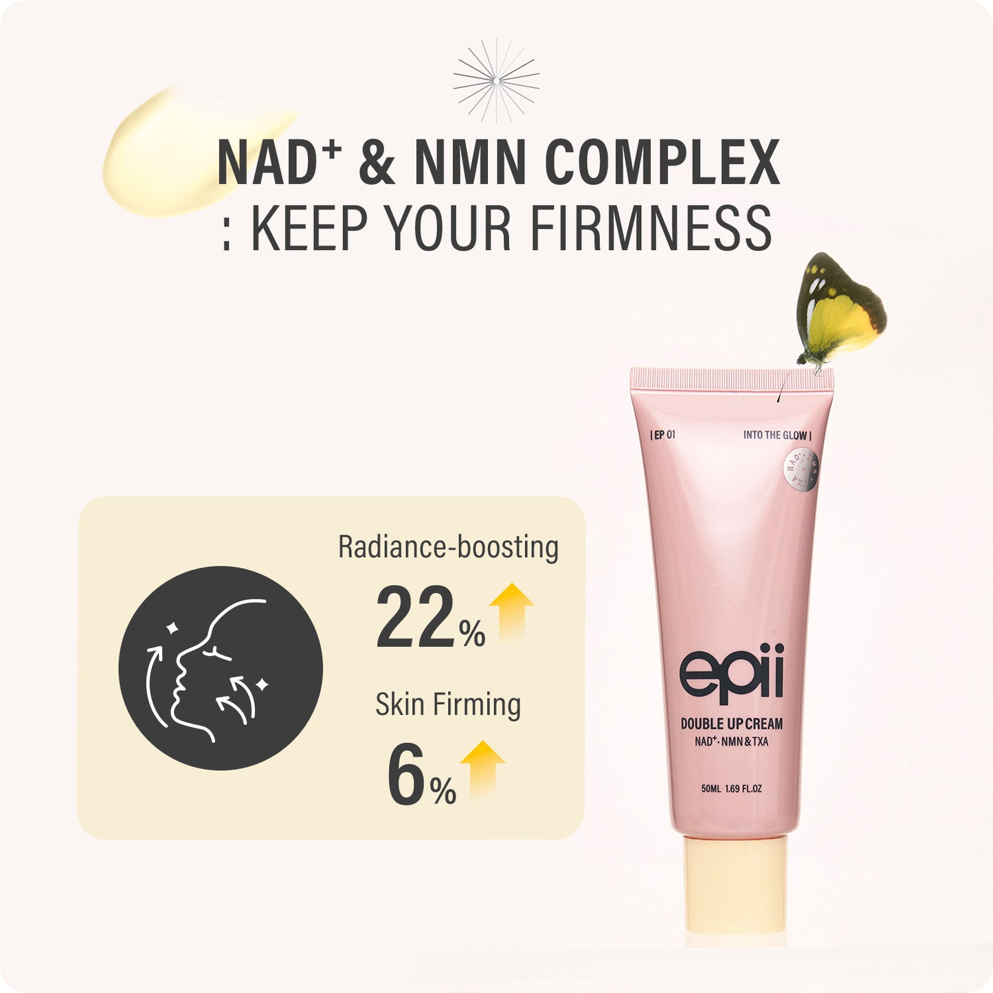 epii Double Up Cream NAD+ NMN TXA