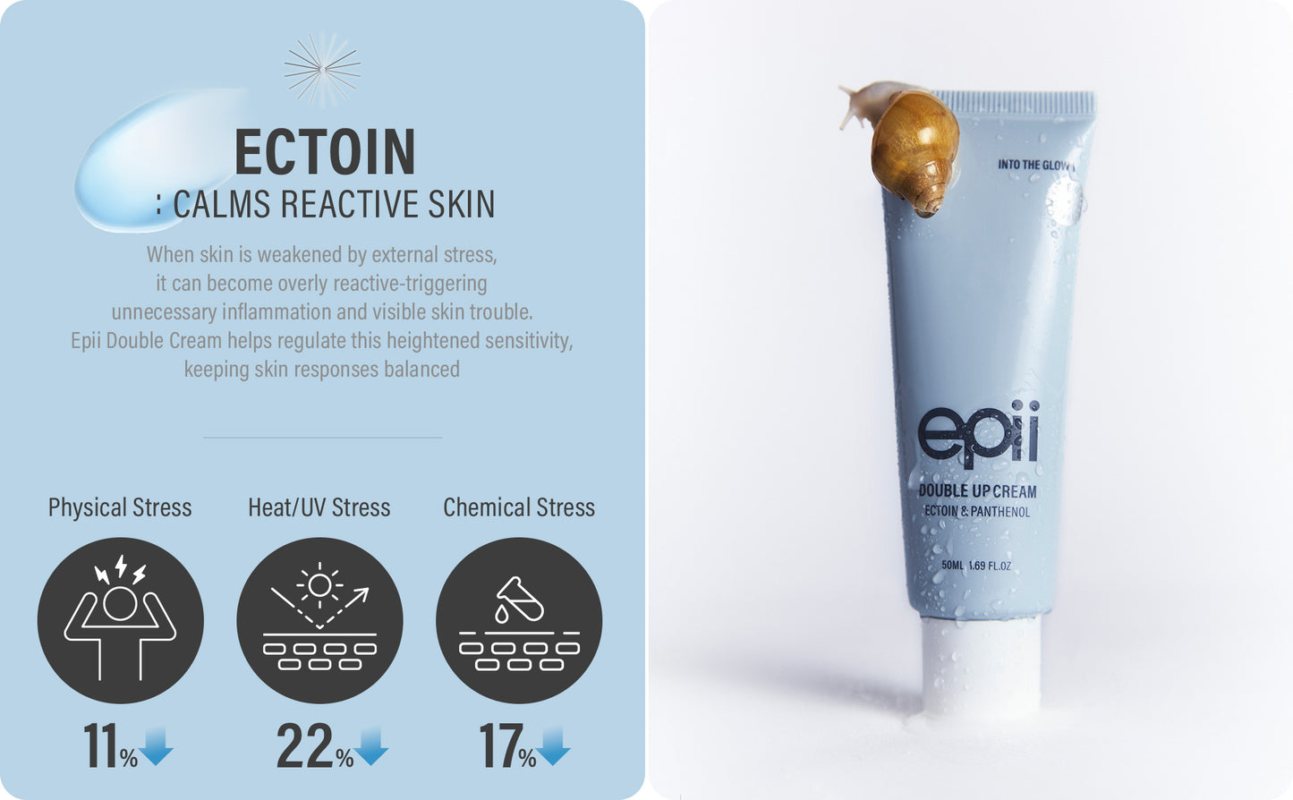 epii Double Up Cream Ectoin Panthenol