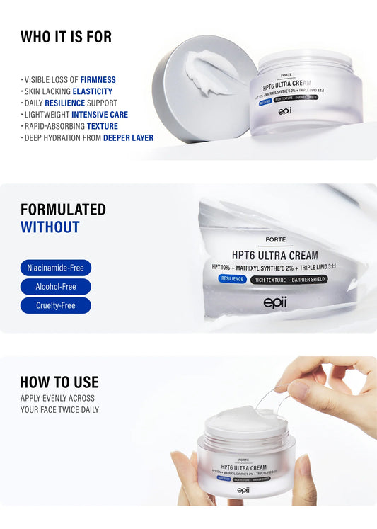 Epii HPT6 Ultra Cream 10% Forte Face Cream