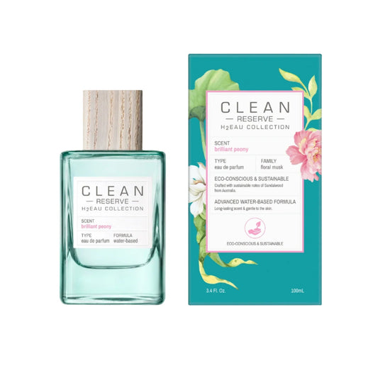 Clean Reserve perfume bottle and packaging on a white background