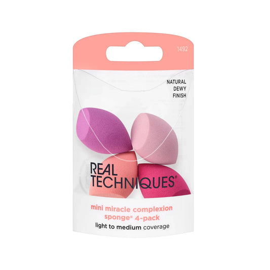 Real Techniques 4 Mini Miracle Sponges Light to Medium Coverage