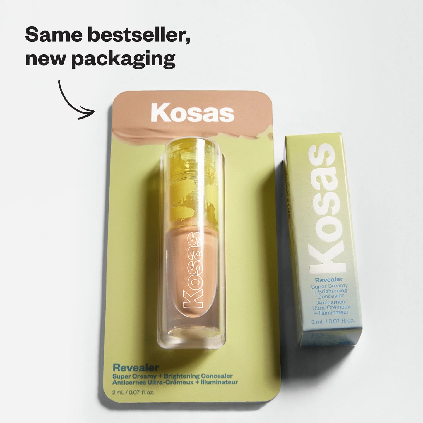 Kosas Mini Revealer Super Creamy + Brightening Concealer with Caffeine and Hyaluronic Acid