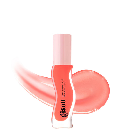 Gisou Honey Infused Lip Oil Bee-llini Peach