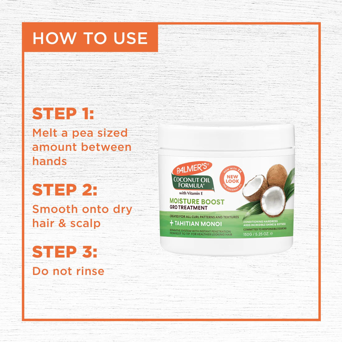 Palmer’s Coconut Oil Formula Moisture Gro Shining Hairdress