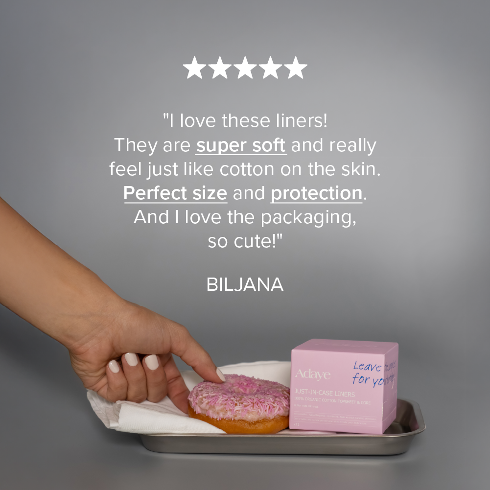 Adaye Organic Cotton Pantyliners