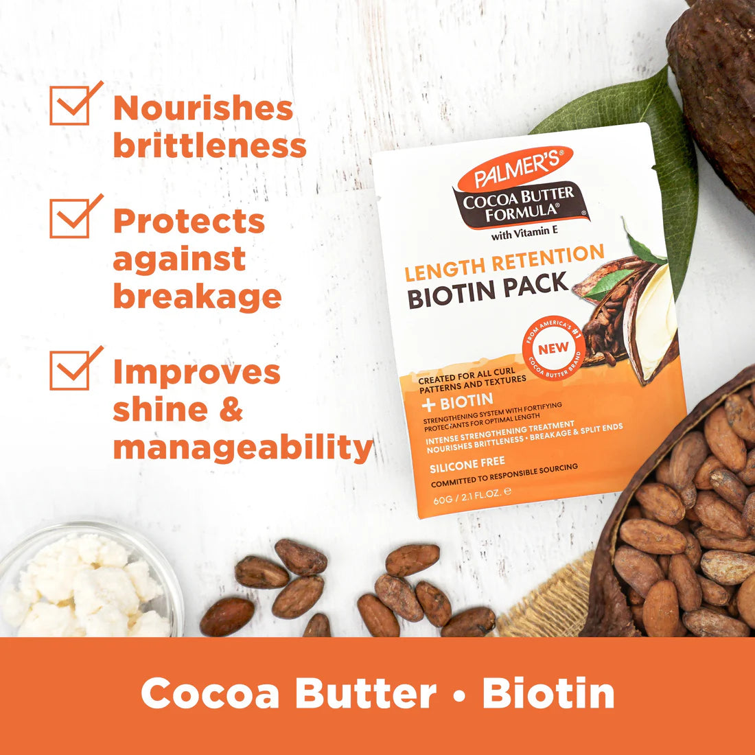 Palmer’s Cocoa Butter Formula Length Retention Biotin Pack