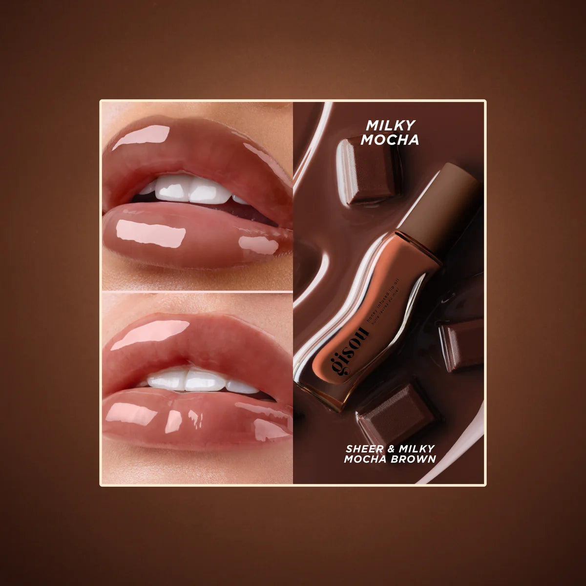 Gisou Honey Infused Lip Oil Milky Mocha