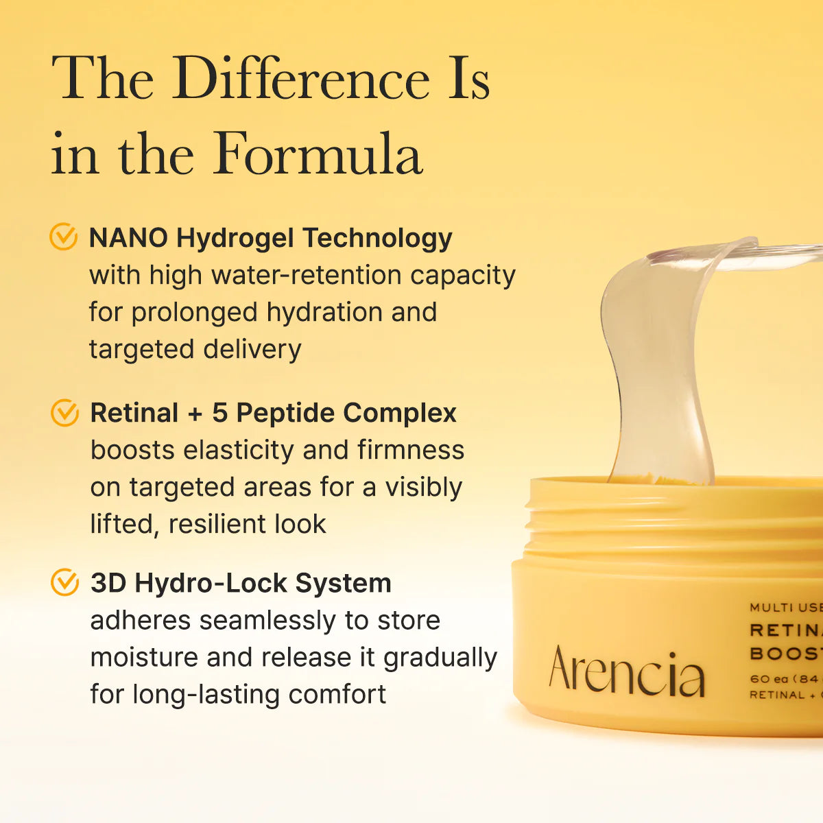 Arencia Retinal Boosting Eye Mask Patch